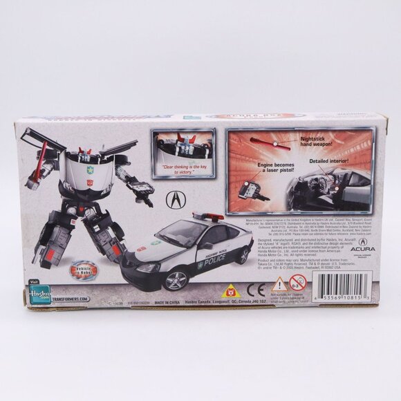 New TRANSFORMERS Alternators PROWL Acura RSX Sealed Rare #16 Police Car 2005 - Picture 9 of 12